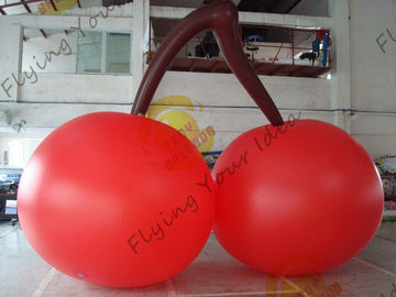 Đỏ PVC cao 3 m bóng hình quả anh đào để trưng bày hội chợ thương mại