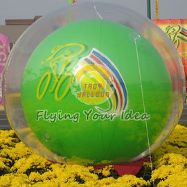Reusable Versatile Digital Printing Green Inflatable Helium Ballon, Inflate Ground Balloon